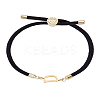 1Pc Adjustable Nylon Cord Slider Bracelets for Women BJEW-LP0001-32D-01-1