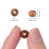 Undyed Natural Wood Beads X-TB611Y-8mm-LF-2