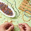 200G Electroplate Glass Seed Beads GLAA-SZ0002-17A-5
