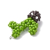Handmade Glass Seed Beaded Cactus Pendants PALLOY-MZ00684-4
