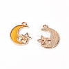 Alloy Enamel Pendants PALLOY-CJC0008-03B-1