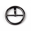 Flat Round Alloy Single Prong Roller Buckles FIND-WH0077-55-2