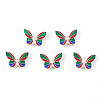 Alloy Enamel Beads ENAM-S122-034B-RS-1