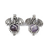 Natural Amethyst Pendants G-P491-02AS-02-1