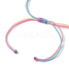 5 Colors Braided Nylon Cord Sets for DIY Bracelet Making AJEW-JB01238-4