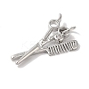 Rack Plating Brass & Cubic Zirconia Pendants LS-KK-L216-062P-2