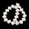 Dyed Natural Lava Rock Beads Strands G-A264-A04-01D-2