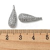 Brass Micro Pave Cubic Zirconia Pendants X-KK-H460-08P-3