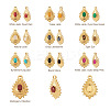 10Pcs 10 Style 304 Stainless Steel Pendants STAS-FW0001-24-2