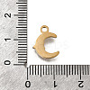 304 Stainless Steel Charms STAS-F318-07G-3