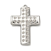 304 Stainless Steel Pendant Rhinestone Settings STAS-U031-08P-1