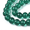 Transparent Glass Bead Strands GLAA-R095-12mm-28-3