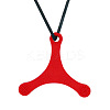 Dart Shape Food Grade Eco-Friendly Silicone Pendants PW-WGD6024-03-1