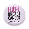 Breast Cancer Awareness Month Tinplate Brooch Pin JEWB-G016-01P-08-1