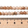 Natural Peach Moonstone Beads Strands G-F619-19A-4mm-5