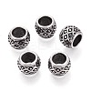 304 Stainless Steel Large Hole Beads STAS-T072-100AS-1