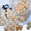 Transparent Crackle Glass Beads GLAA-D012-02D-1