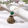 Iron Bell Pendant Decoration HJEW-JM02235-01-2