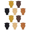 10Pcs 5 Colors Cartoon Cow Silicone Beads JX711A-1