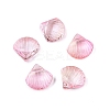 Baking Paint Transparent Glass Charms DGLA-N005-11-2