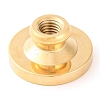 Golden Tone Round Wax Seal Brass Stamp Heads AJEW-S087-01G-15-3