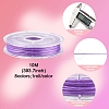 8 Rolls 8 Colors Strong Stretchy Beading Elastic Thread EW-FS0001-02-4