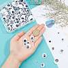 Black & White Plastic Wiggle Googly Eyes Buttons DIY Scrapbooking Crafts Toy Accessories KY-PH0001-12-6