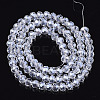 Electroplate Glass Beads Strands X-EGLA-A034-T8mm-A20-2