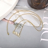 304 Stainless Steel Mustard Seed Faith Pendant Necklaces NJEW-Z063-04G-01-1