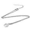 Tarnish Resistant 201 Stainless Steel Pendants Necklaces NJEW-S063-TN452-1-2