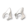 Non-Tarnish 304 Stainless Steel Arch Stud Earrings EJEW-K244-34P-1