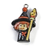 Halloween Theme Resin Pendants RESI-M046-01O-1