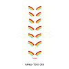 Rainbow Full Cover Nail Wraps Stickers MRMJ-T040-268-1