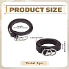 PU Imitation Leather Chain Belts AJEW-WH0270-673D-2