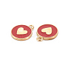 Alloy Enamel Pendants ENAM-S121-181D-3