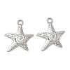 Marine Animal Style 304 Stainless Steel Pendants STAS-K267-23A-P-1