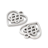 Non-Tarnish 316 Surgical Stainless Steel Charms STAS-Q314-06P-2