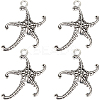40Pcs Tibetan Style Alloy Pendants FIND-SC0008-94-1