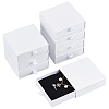 Kraft Paper Necklace Earring Storage Gift Drawer Boxes CON-WH0095-87C-1