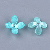 Cellulose Acetate(Resin) Bead Caps KK-S161-05F-2