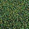 Round Transparent Colors Rainbow Glass Seed Beads X-SEED-A007-2mm-167-3