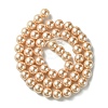 Eco-Friendly Dyed  Glass Pearl Round Beads Strands HY-A002-8mm-RB092-3