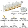 Brass and Iron Beeds with Strong Stretchy Beading Elastic Thread and Iron Beading Tweezers DIY-FS0005-74-4