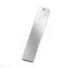 Non-Tarnish 201 Stainless Steel Textured Pendants X-STAS-S055-30-2