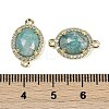 Natural Amazonite Faceted Oval Links G-B126-05G-03-3