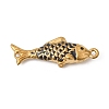 304 Stainless Steel Enamel Fish Connector Charms STAS-B128-54G-01-1