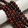 Dyed Natural Agate Beads Strands G-G203-10A-10mm-1