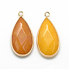Natural White Jade Pendants X-G-S221-08G-1