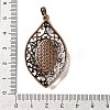 Natural Rose Quartz Pendants G-H065-3R-07-3