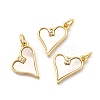 Brass Micro Pave Cubic Zirconia Pendants KK-K302-20A-G-1